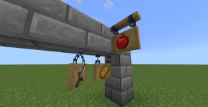 アイテムが飾れる吊り看板を追加するアドオン